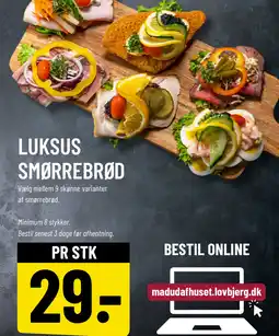 Løvbjerg Luksus smørrebrød tilbud