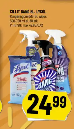 Løvbjerg Cillit bang el. lysol tilbud