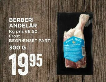MENY Berberi andelår tilbud