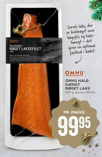 MENY Omhu halehængt røget laks tilbud