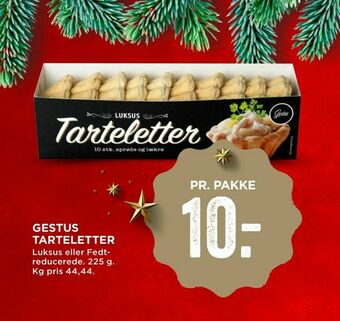 Gestus tarteletter