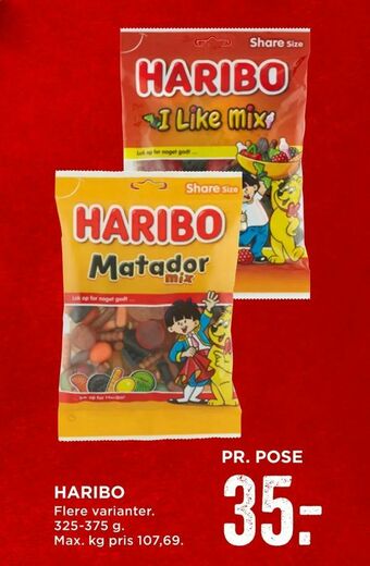MENY Haribo tilbud