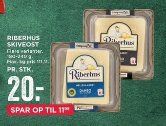 MENY Riberhus skiveost tilbud