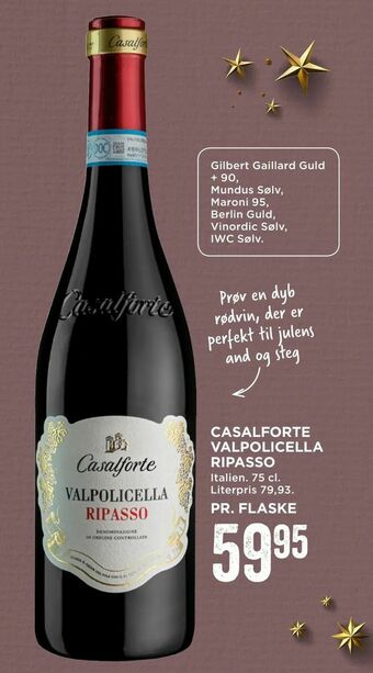 MENY Casalforte valpolicella ripasso tilbud