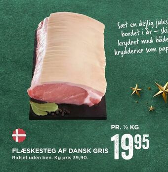 MENY Flæskesteg af dansk gris tilbud