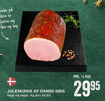 MENY Juleskinke af dansk gris tilbud