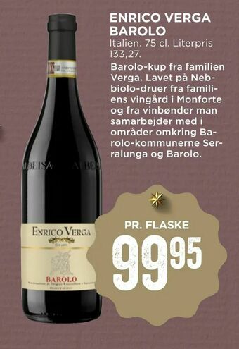 MENY Enrico verga barolo tilbud