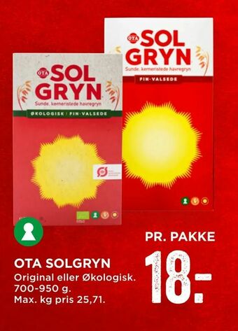 MENY Ota solgryn tilbud