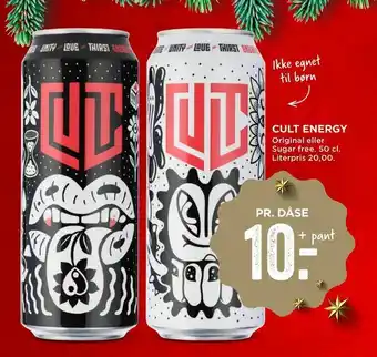 MENY Cult energy tilbud