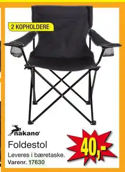 Harald Nyborg Foldestol, DKK 40 tilbud