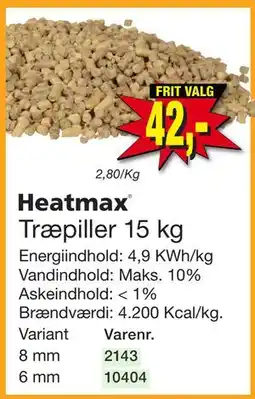 Harald Nyborg Træpiller 15 kg, DKK 42 tilbud