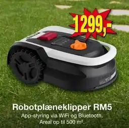 Harald Nyborg Robotplæneklipper RM5, DKK 1299 tilbud