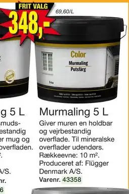 Harald Nyborg Murmaling 5 L, DKK 348 tilbud