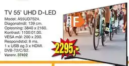Harald Nyborg TV 55’ UHD D-LED, DKK 2295 tilbud