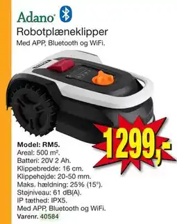 Harald Nyborg Robotplæneklipper, DKK 1299 tilbud