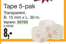 Harald Nyborg Tape 5-pak, DKK 8 tilbud