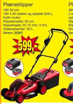 Harald Nyborg Plæneklipper, DKK 599 tilbud