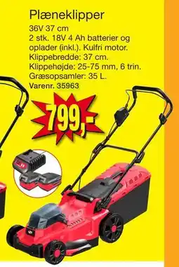 Harald Nyborg Plæneklipper, DKK 799 tilbud