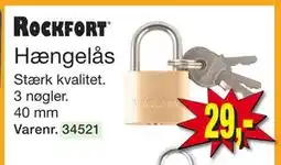 Harald Nyborg Hængelås, DKK 29 tilbud