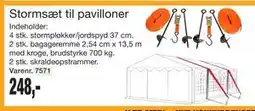 Harald Nyborg Stormsæt til pavilloner, DKK 248 tilbud