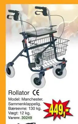 Harald Nyborg Rollator, DKK 449 tilbud