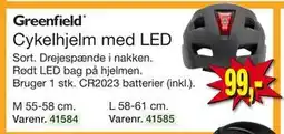 Harald Nyborg Cykelhjelm med LED, DKK 99 tilbud