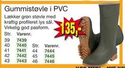 Harald Nyborg Gummistøvle i PVC, DKK 135 tilbud