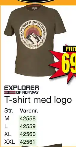 Harald Nyborg T-shirt med logo, DKK 69 tilbud