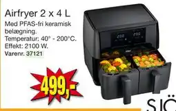 Harald Nyborg Airfryer 2 x 4 L, DKK 499 tilbud