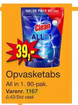 Harald Nyborg Opvasketabs, DKK 39 tilbud