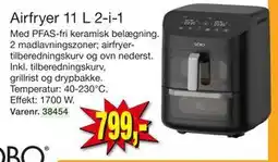 Harald Nyborg Airfryer 11 L 2-i-1, DKK 799 tilbud