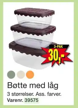 Harald Nyborg Bøtte med låg, DKK 30 tilbud