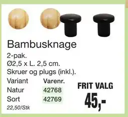 Harald Nyborg Bambusknage, DKK 45 tilbud