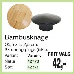 Harald Nyborg Bambusknage, DKK 42 tilbud
