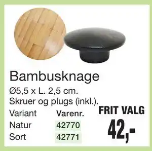 Harald Nyborg Bambusknage, DKK 42 tilbud