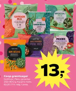 Kvickly Coop grøntsager tilbud
