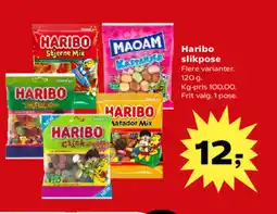 Kvickly Haribo slikpose tilbud