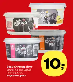 Kvickly Stay Strong skyr tilbud