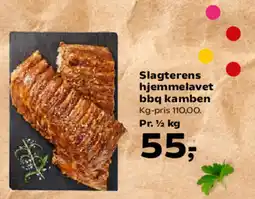 Kvickly Slagterens hjemmelavet bbq kamben tilbud