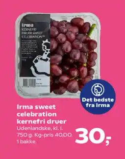 Kvickly Irma sweet celebration kernefri tilbud