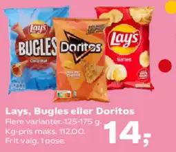 Kvickly Lays, Bugles eller Doritos tilbud