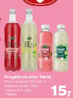 Kvickly Frugtbrus eller Tørst tilbud