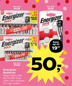 Kvickly Energizer Batterier tilbud