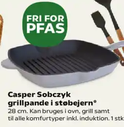 Kvickly Casper Sobczyk grillpande i støbejern* tilbud
