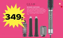 Kvickly GLAM Airstyler med 5 dele tilbud