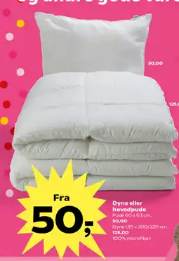 Kvickly Dyne eller hovedpude Pude tilbud