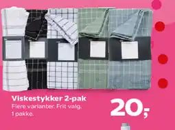 Kvickly Viskestykker 2-pak tilbud