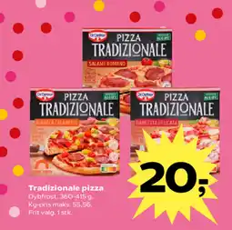 Kvickly Tradizionale pizza Dybfrost. tilbud