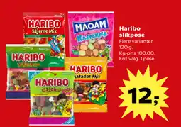 SuperBrugsen Haribo slikpose tilbud
