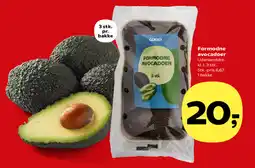 SuperBrugsen Formodne avocadoer Udenlandske, kl. I. 3 stk. tilbud